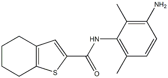 N-(3-amino-2,6-dimethylphenyl)-4,5,6,7-tetrahydro-1-benzothiophene-2-carboxamide Structure