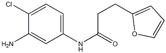 N-(3-amino-4-chlorophenyl)-3-(furan-2-yl)propanamide Structure