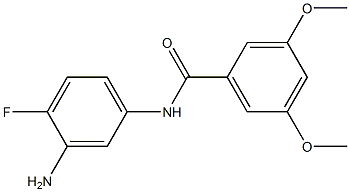 N-(3-amino-4-fluorophenyl)-3,5-dimethoxybenzamide Structure