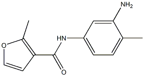 N-(3-amino-4-methylphenyl)-2-methyl-3-furamide 구조식 이미지