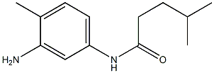 N-(3-amino-4-methylphenyl)-4-methylpentanamide Structure