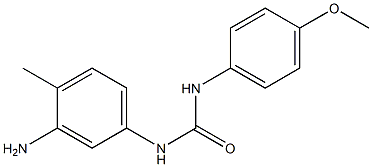 N-(3-amino-4-methylphenyl)-N'-(4-methoxyphenyl)urea Structure