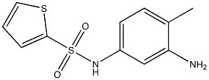 N-(3-amino-4-methylphenyl)thiophene-2-sulfonamide 구조식 이미지