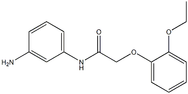 N-(3-aminophenyl)-2-(2-ethoxyphenoxy)acetamide Structure