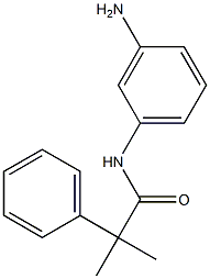 N-(3-aminophenyl)-2-methyl-2-phenylpropanamide 구조식 이미지