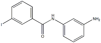 N-(3-aminophenyl)-3-iodobenzamide 구조식 이미지