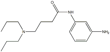 N-(3-aminophenyl)-4-(dipropylamino)butanamide 구조식 이미지