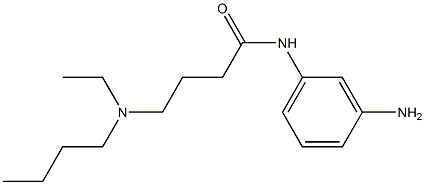 N-(3-aminophenyl)-4-[butyl(ethyl)amino]butanamide 구조식 이미지