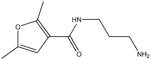 N-(3-aminopropyl)-2,5-dimethyl-3-furamide Structure