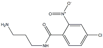 N-(3-aminopropyl)-4-chloro-2-nitrobenzamide Structure