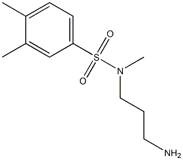 N-(3-aminopropyl)-N,3,4-trimethylbenzene-1-sulfonamide Structure