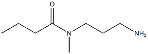 N-(3-aminopropyl)-N-methylbutanamide 구조식 이미지