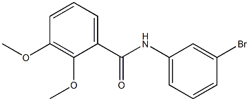 N-(3-bromophenyl)-2,3-dimethoxybenzamide 구조식 이미지