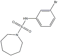 N-(3-bromophenyl)azepane-1-sulfonamide Structure