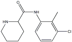 N-(3-chloro-2-methylphenyl)piperidine-2-carboxamide 구조식 이미지