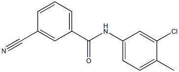 N-(3-chloro-4-methylphenyl)-3-cyanobenzamide Structure