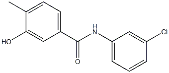 N-(3-chlorophenyl)-3-hydroxy-4-methylbenzamide Structure