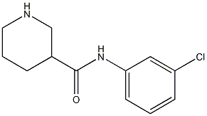 N-(3-chlorophenyl)piperidine-3-carboxamide 구조식 이미지