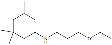 N-(3-ethoxypropyl)-3,3,5-trimethylcyclohexan-1-amine 구조식 이미지