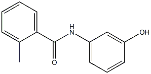 N-(3-hydroxyphenyl)-2-methylbenzamide Structure