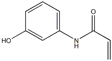 N-(3-hydroxyphenyl)prop-2-enamide Structure
