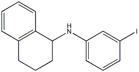 N-(3-iodophenyl)-1,2,3,4-tetrahydronaphthalen-1-amine 구조식 이미지