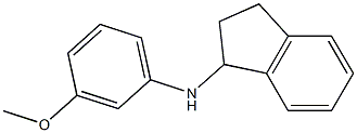 N-(3-methoxyphenyl)-2,3-dihydro-1H-inden-1-amine 구조식 이미지