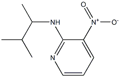 N-(3-methylbutan-2-yl)-3-nitropyridin-2-amine 구조식 이미지