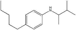 N-(3-methylbutan-2-yl)-4-pentylaniline 구조식 이미지