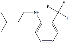 N-(3-methylbutyl)-2-(trifluoromethyl)aniline Structure