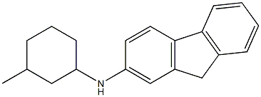 N-(3-methylcyclohexyl)-9H-fluoren-2-amine Structure