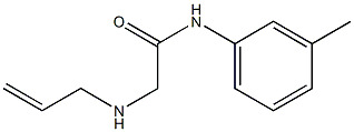 N-(3-methylphenyl)-2-(prop-2-en-1-ylamino)acetamide 구조식 이미지