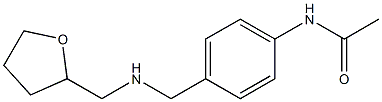 N-(4-{[(oxolan-2-ylmethyl)amino]methyl}phenyl)acetamide Structure