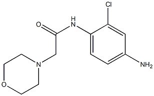 N-(4-amino-2-chlorophenyl)-2-morpholin-4-ylacetamide Structure