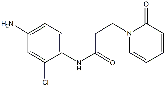 N-(4-amino-2-chlorophenyl)-3-(2-oxopyridin-1(2H)-yl)propanamide Structure