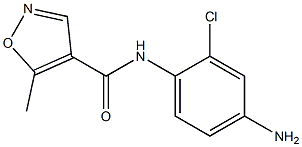 N-(4-amino-2-chlorophenyl)-5-methylisoxazole-4-carboxamide 구조식 이미지