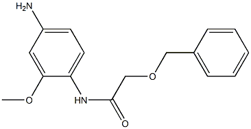 N-(4-amino-2-methoxyphenyl)-2-(benzyloxy)acetamide 구조식 이미지