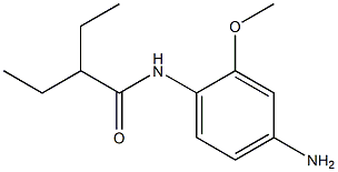 N-(4-amino-2-methoxyphenyl)-2-ethylbutanamide 구조식 이미지