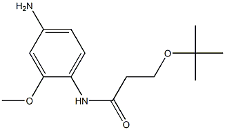 N-(4-amino-2-methoxyphenyl)-3-(tert-butoxy)propanamide 구조식 이미지