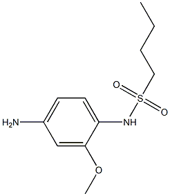 N-(4-amino-2-methoxyphenyl)butane-1-sulfonamide 구조식 이미지