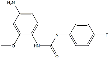 N-(4-amino-2-methoxyphenyl)-N'-(4-fluorophenyl)urea 구조식 이미지