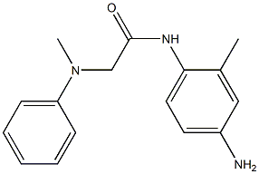 N-(4-amino-2-methylphenyl)-2-[methyl(phenyl)amino]acetamide 구조식 이미지