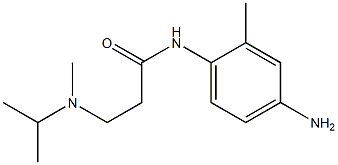 N-(4-amino-2-methylphenyl)-3-[isopropyl(methyl)amino]propanamide Structure