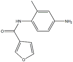 N-(4-amino-2-methylphenyl)-3-furamide Structure