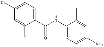 N-(4-amino-2-methylphenyl)-4-chloro-2-fluorobenzamide Structure
