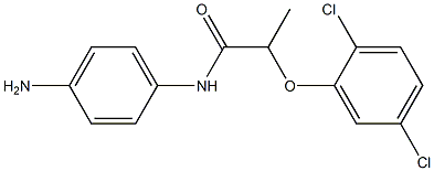 N-(4-aminophenyl)-2-(2,5-dichlorophenoxy)propanamide 구조식 이미지