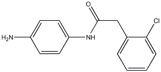 N-(4-aminophenyl)-2-(2-chlorophenyl)acetamide 구조식 이미지