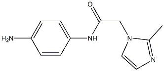 N-(4-aminophenyl)-2-(2-methyl-1H-imidazol-1-yl)acetamide Structure