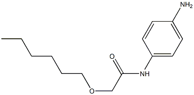 N-(4-aminophenyl)-2-(hexyloxy)acetamide Structure