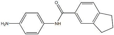 N-(4-aminophenyl)-2,3-dihydro-1H-indene-5-carboxamide 구조식 이미지